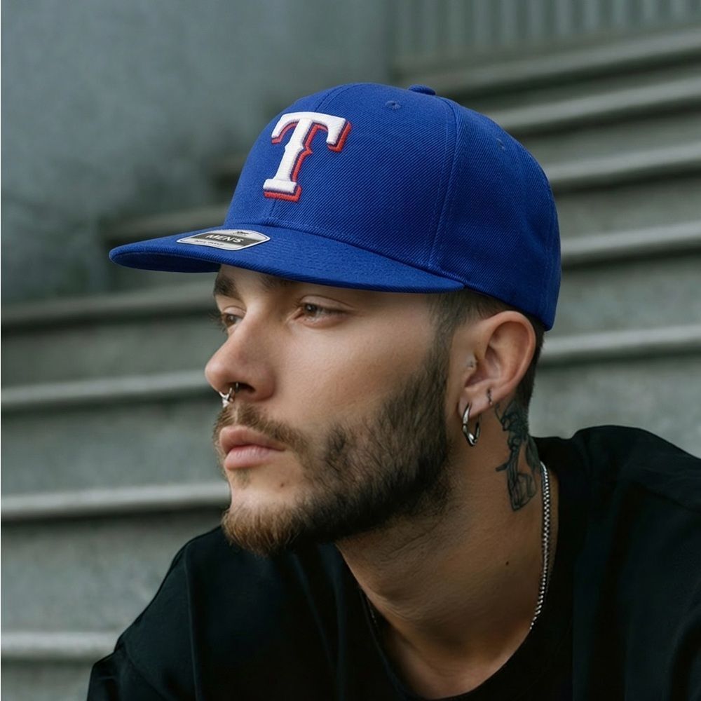 NWT Fan Favorite- Texas Rangers Blue Adjustable Baseball Cap